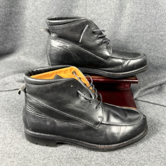 Cole Haan Black Vibram Sole Boots 9M main image 8